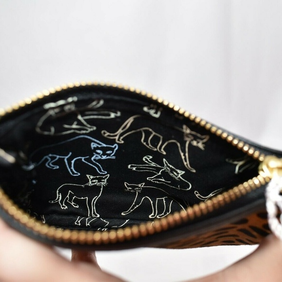 Vera Bradley CHEETAH Callie Zip Pouch Coin Purse - Picture 3 of 3